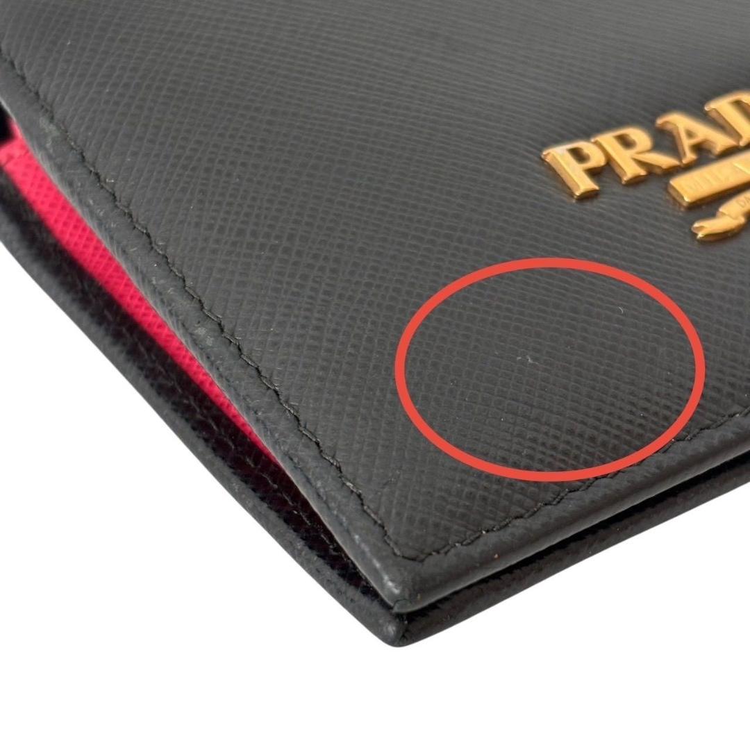 PRADA プラダ 1MV204 財布 サフィアーノ コンパクトウォレットレザー