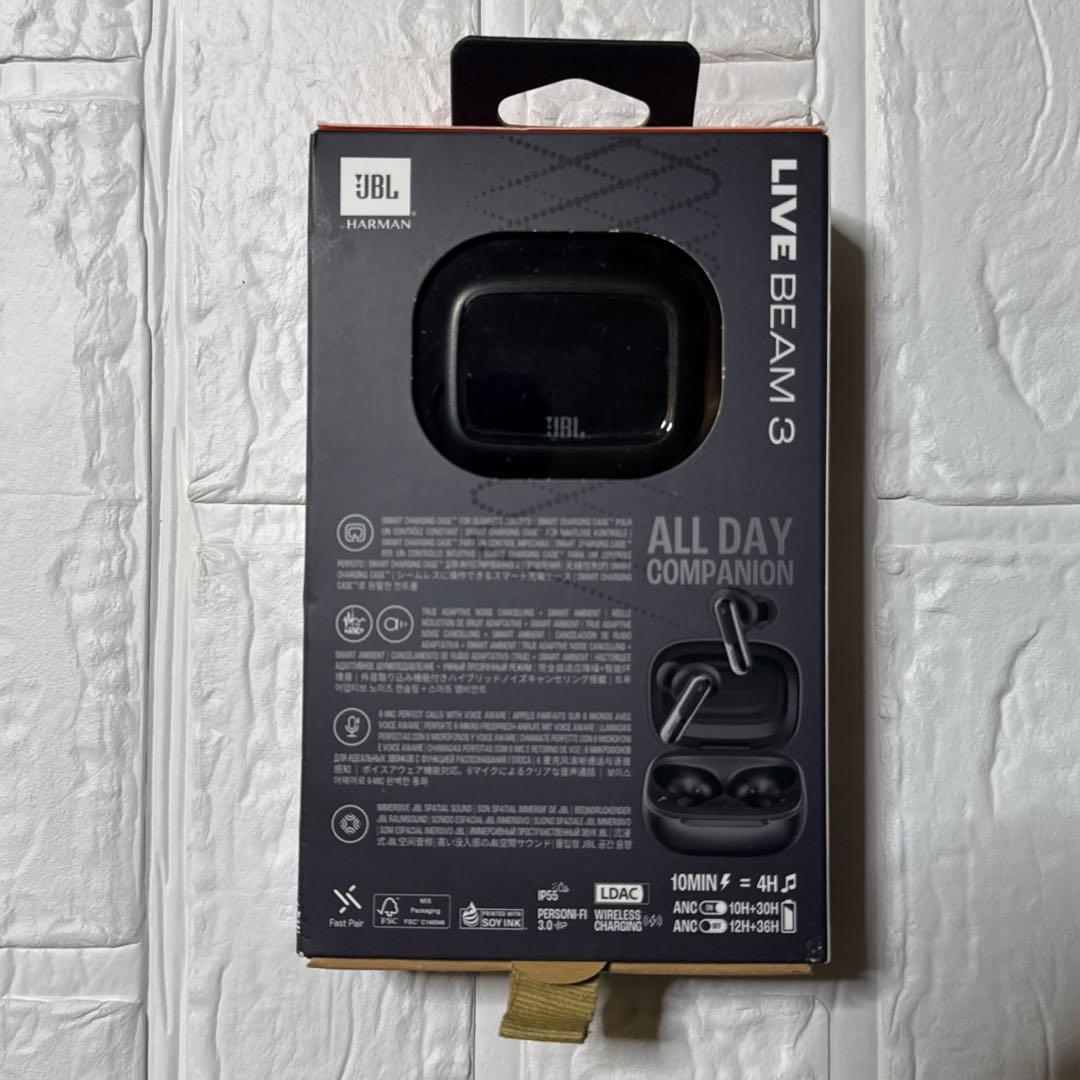 【値下げ中！】JBL LIVE BEAM 3 ワイヤレスイヤホン