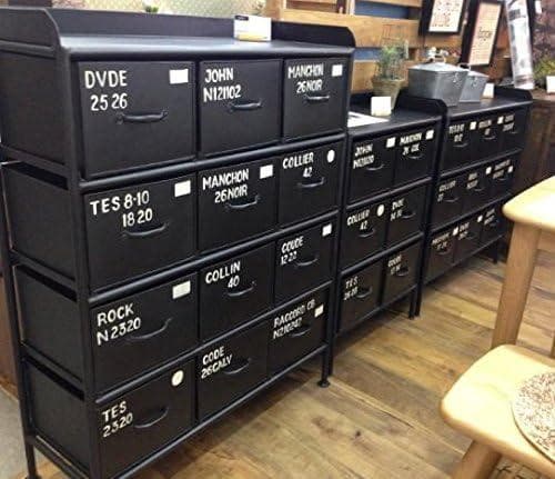 【北欧スタイル】ブランドienowa 2列3段スチールチェスト57cm幅