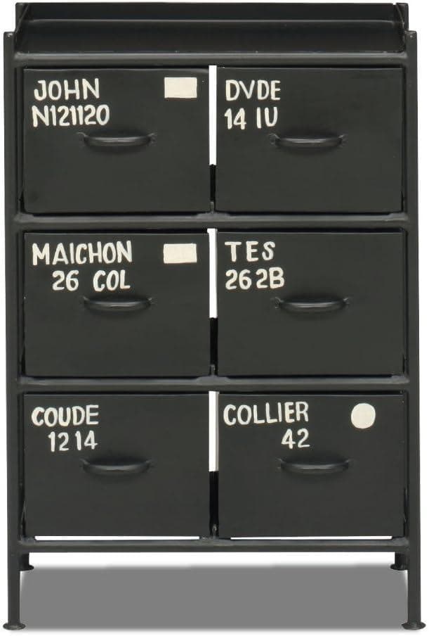 【北欧スタイル】ブランドienowa 2列3段スチールチェスト57cm幅