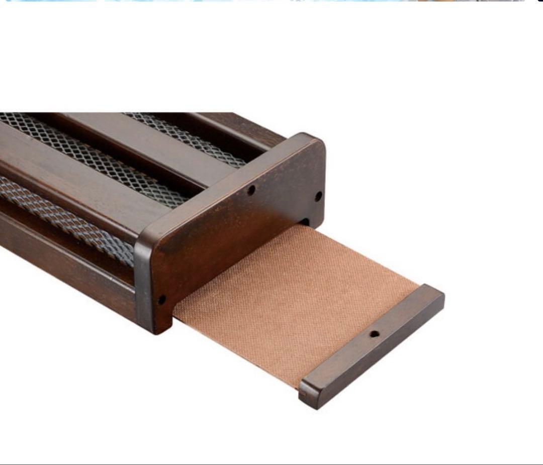 ハロゲン　木枠フットヒーター