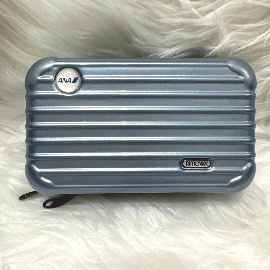 【未使用級】ANA RIMOWA アメニティポーチ ファーストクラス 光沢感