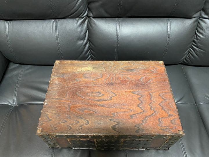 木製　欅材　千両箱　銭函　古民具　アンティーク　コレクション