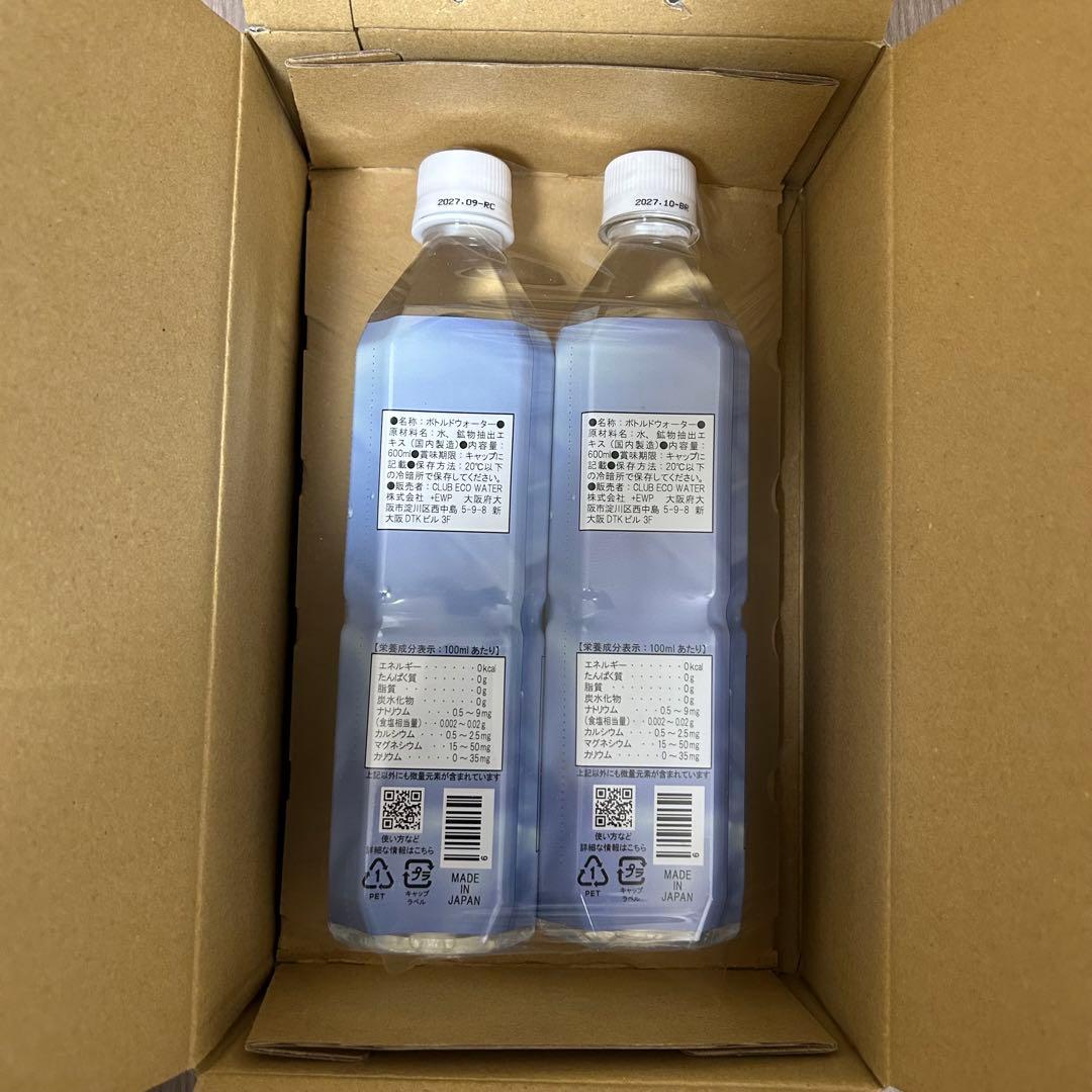 エコウォーター ライフエッセンス 600ml 2本【2027年9・10月】