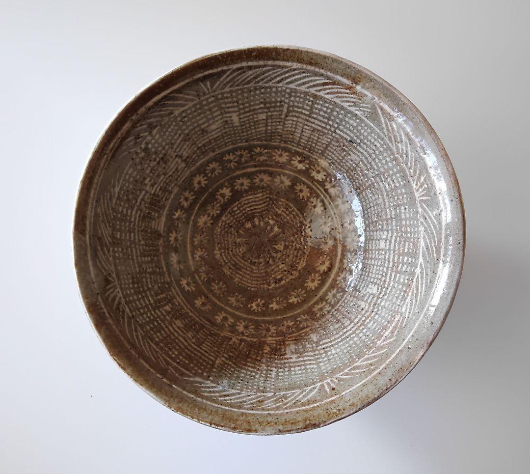 三島手　抹茶碗　作者不詳　韓国　四十年程前