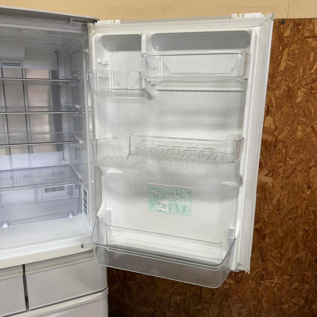 27B1 送料設置無料 SHARP自動製氷機能付き大型冷蔵庫　412L　洗濯機