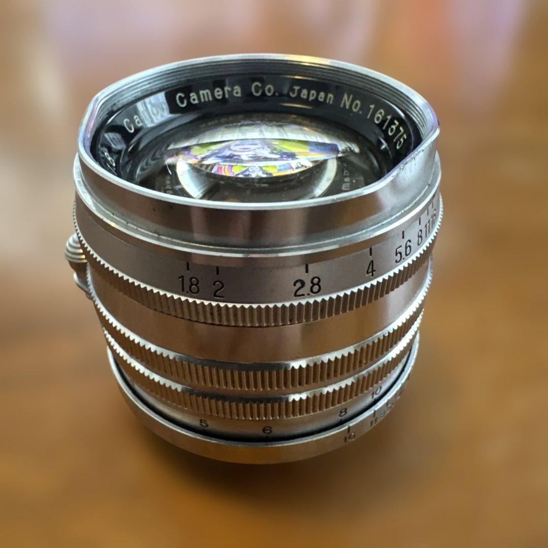 Canon 50mm f/1.8 L39 レンズ No. 161375