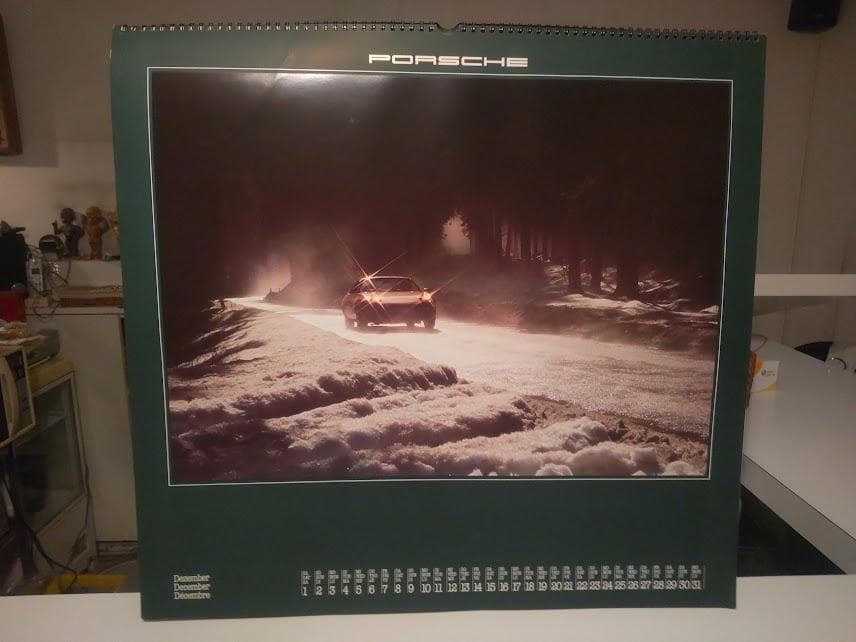 非売品★昭和レトロ★ドイツ製★1979年 PORSCHE ポルシェ カレンダー