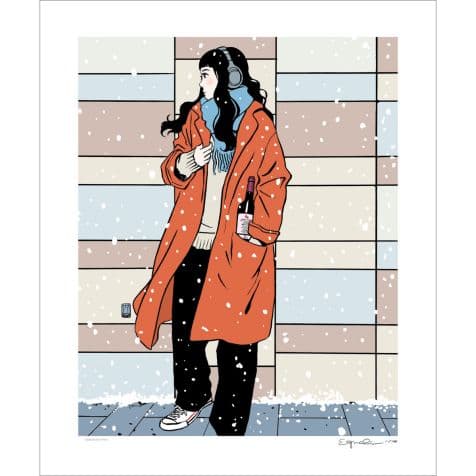 江口寿史エディションサイン入り版画「first 」