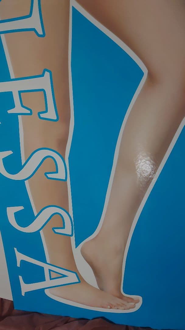 ✨美品✨蛯原友里 水着 等身大パネル 　 ANESSA アネッサ 青