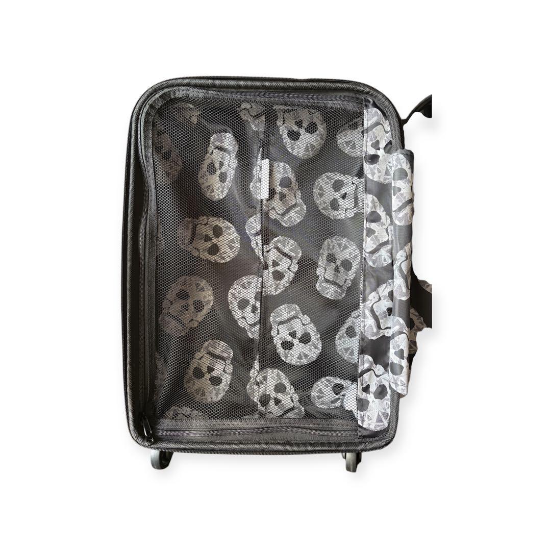 ★siffrer スカルデザイン キャリーケース 機内持ち込み 拡張ファスナー付