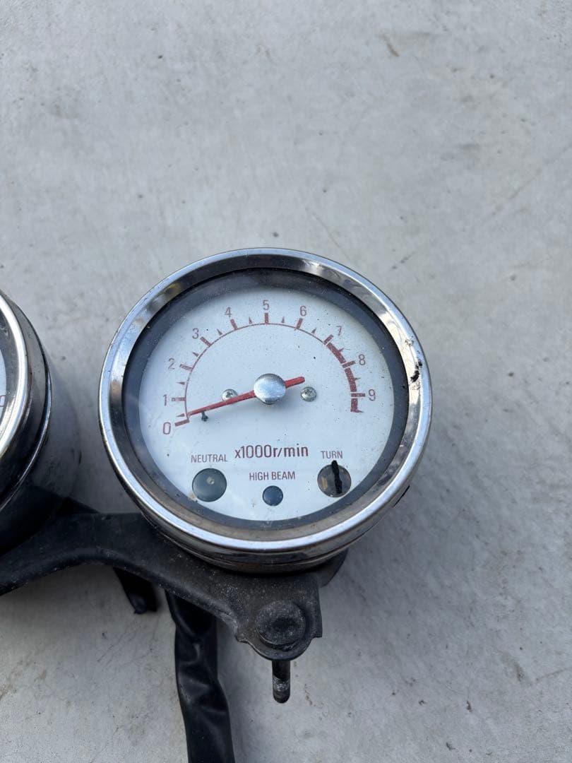 SR400純正1JRスピードメータータコメーターセット