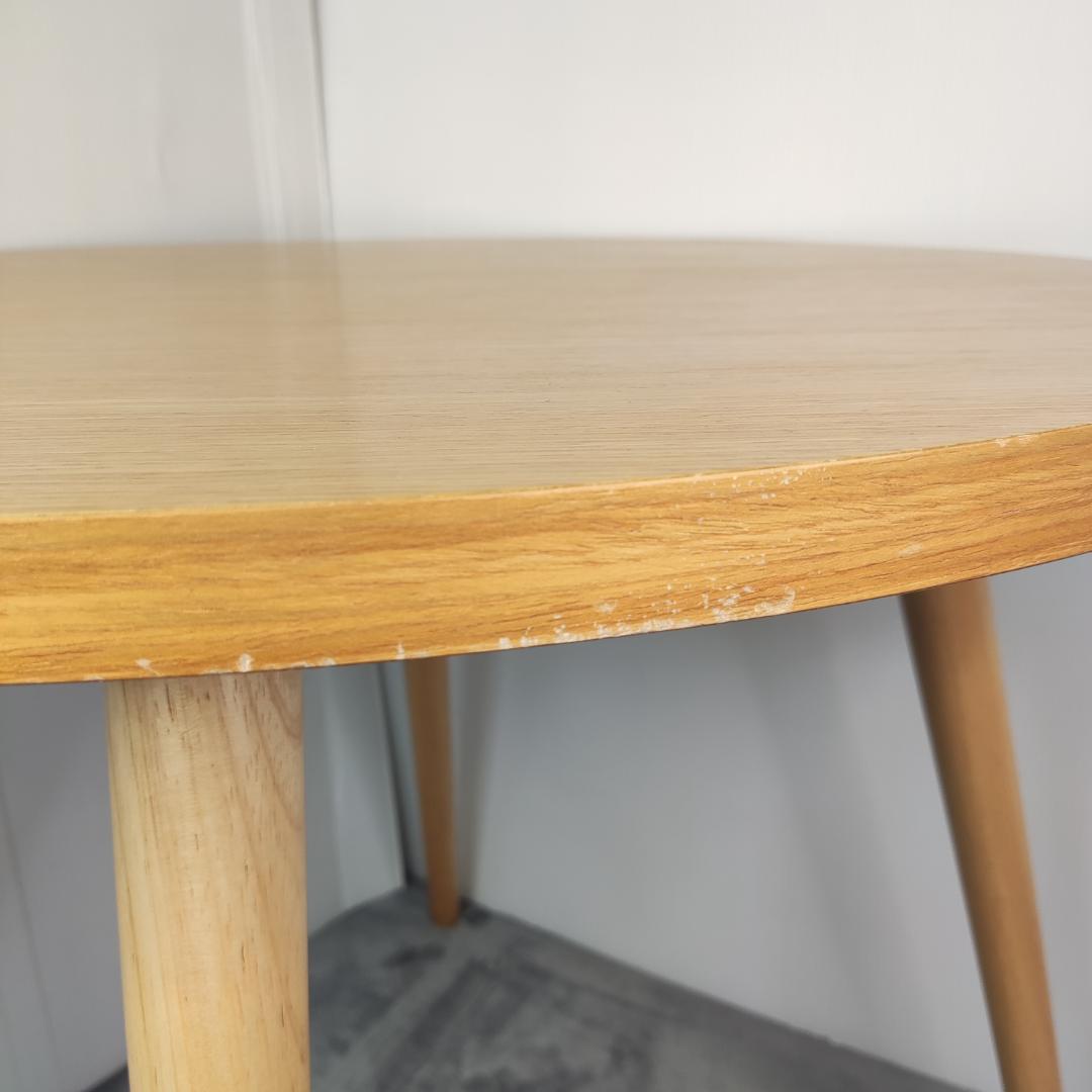 「数日セール】丸テーブル　ちゃぶ台 円形テーブル 幅80cm高さ70cm