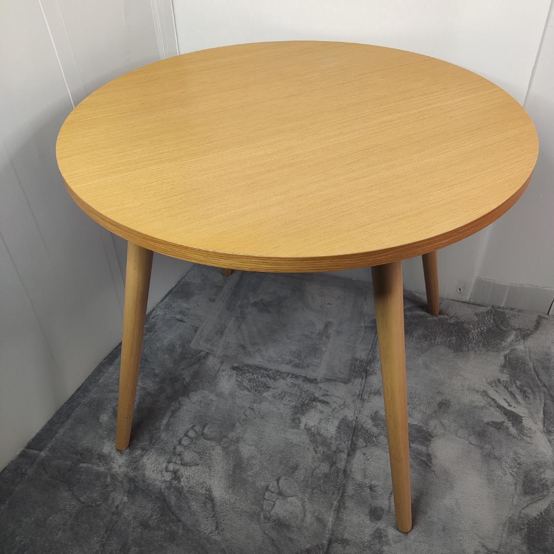 「数日セール】丸テーブル　ちゃぶ台 円形テーブル 幅80cm高さ70cm