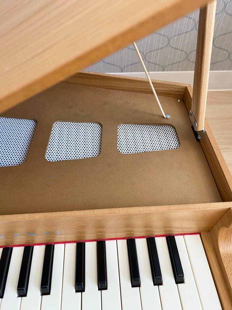 【箱付き】KAWAI カワイ　グランドピアノ　ミニピアノ　ナチュラル　木製