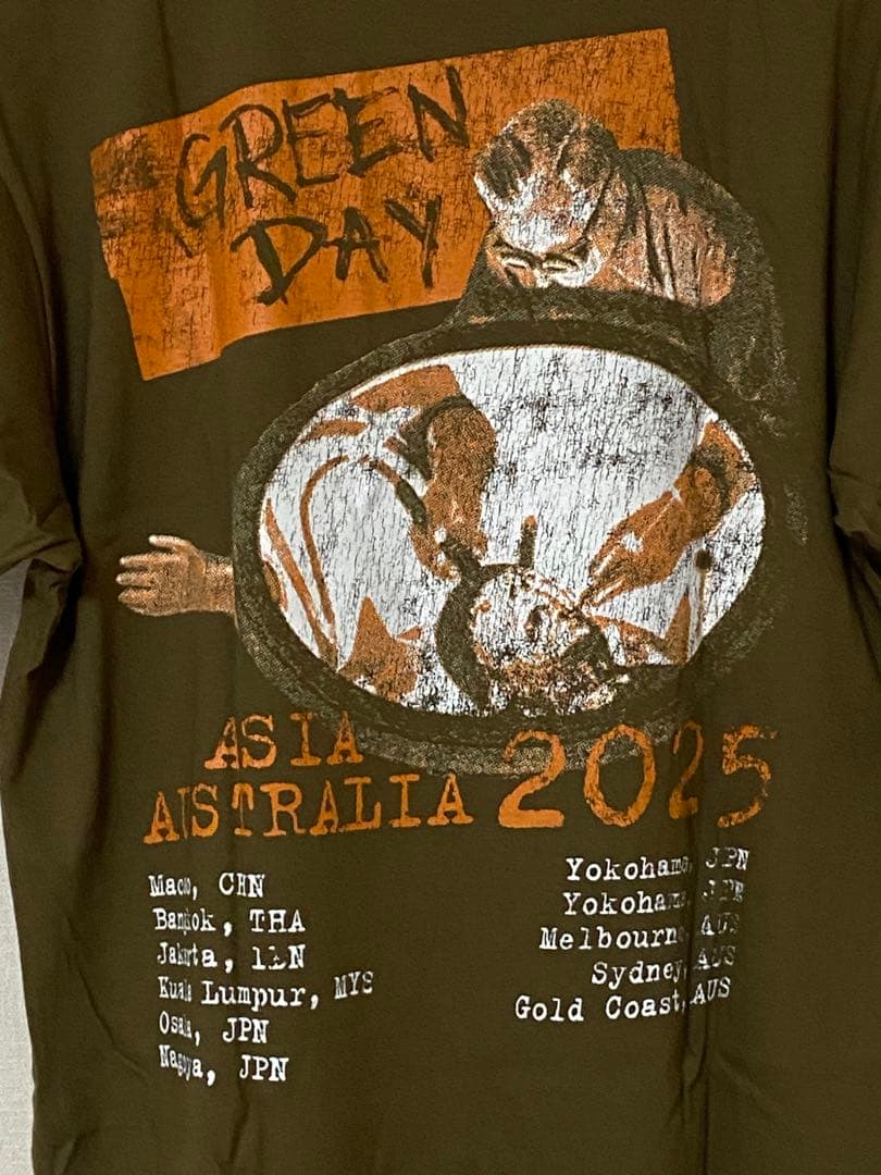 GREEN DAY 2025 TOUR tシャツ L