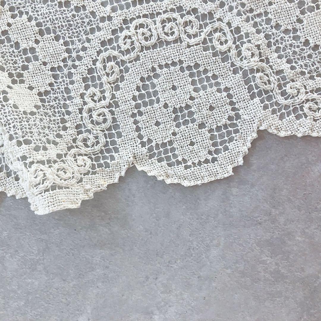 大判 (テーブルクロス大) アンティークレース