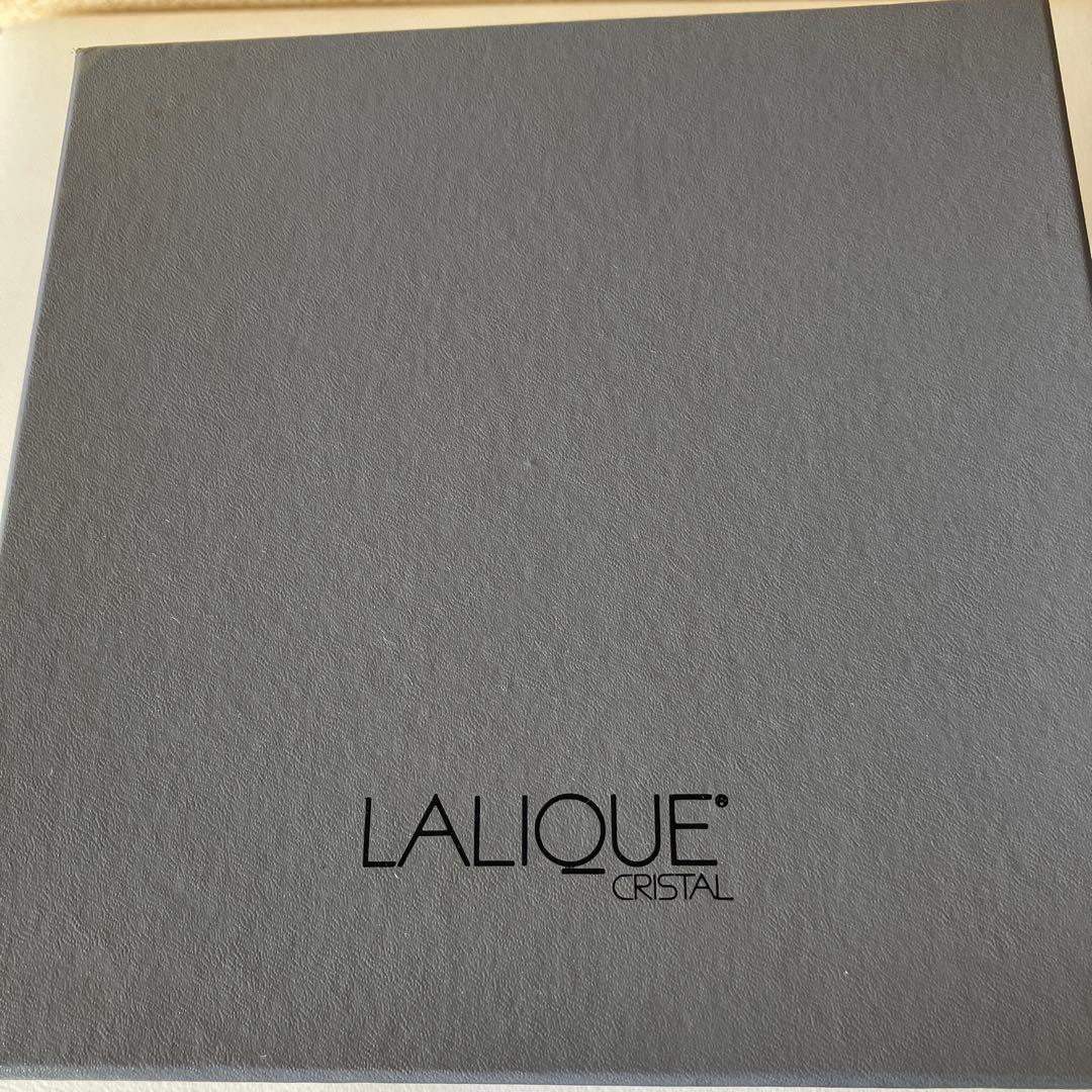 LALIQUE グリーン 花瓶 動物彫刻