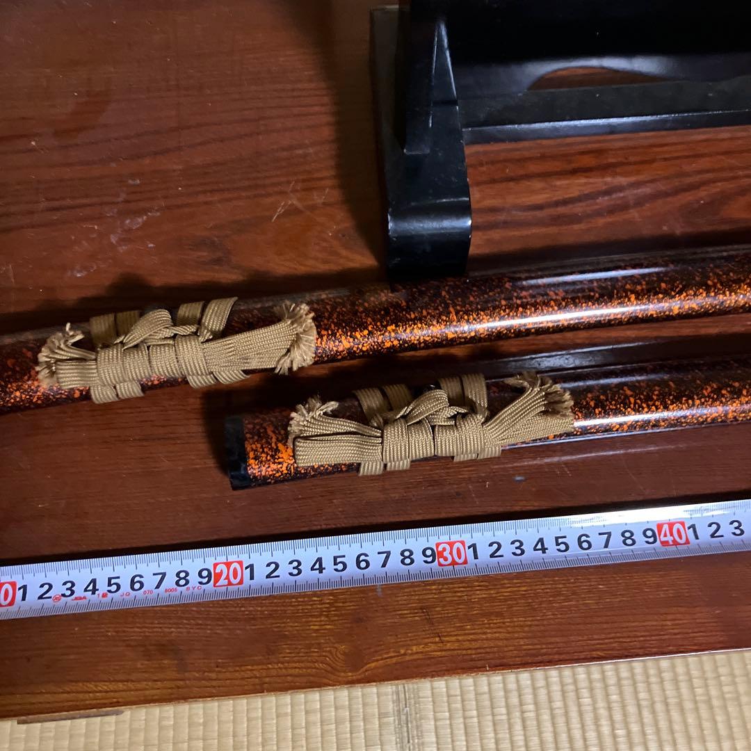 模造刀　波紋のある日本刀 2本セット