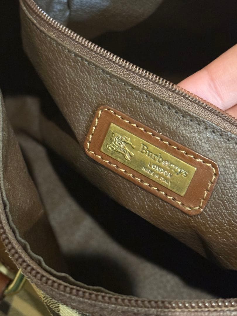 Burberry ノバチェックミニボストンバッグ