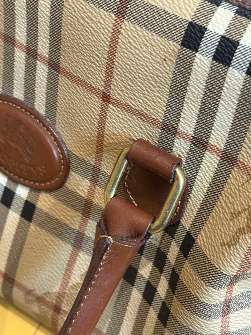 Burberry ノバチェックミニボストンバッグ