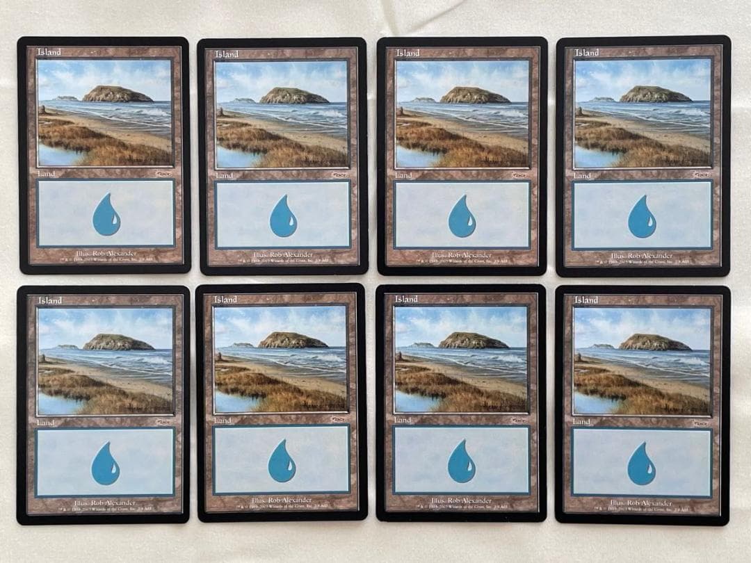MtG 基本土地 島/ (オンスロート版アリーナランド) 8枚セット