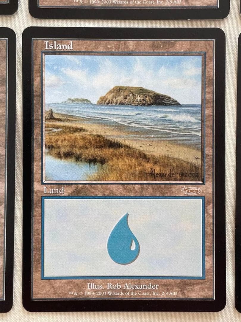 MtG 基本土地 島/ (オンスロート版アリーナランド) 8枚セット