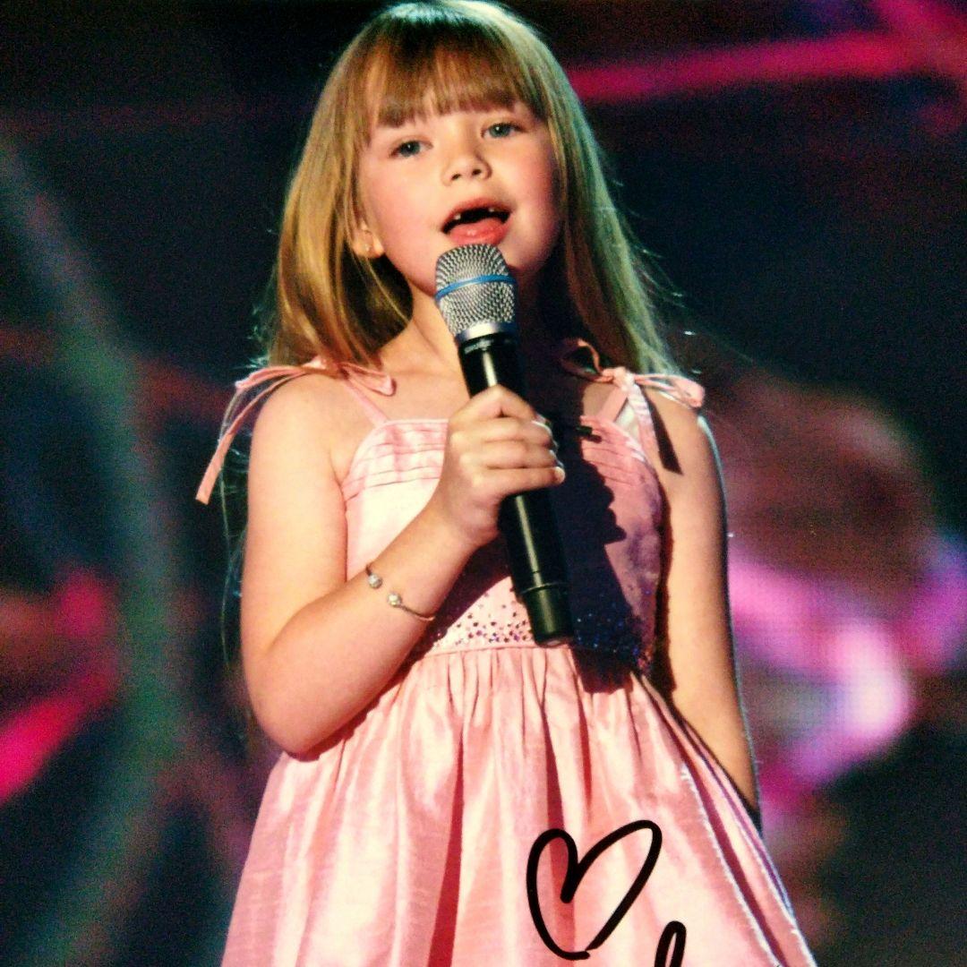 コニー・タルボット直筆サイン入り超大型写真…Connie Talbot
