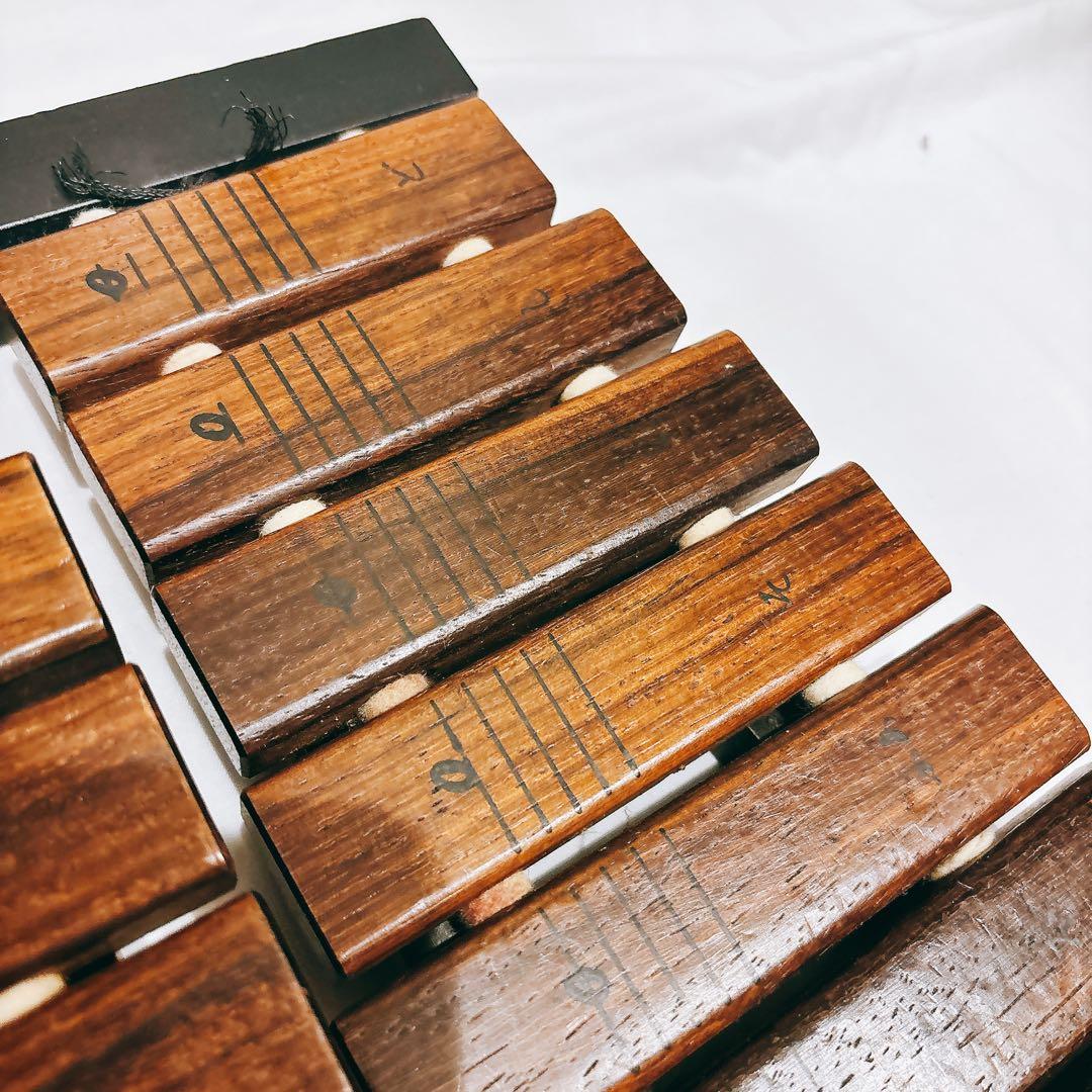 ヤマハ卓上木琴　YAMAHA　TX-6 32音　木製シロフォン 木目