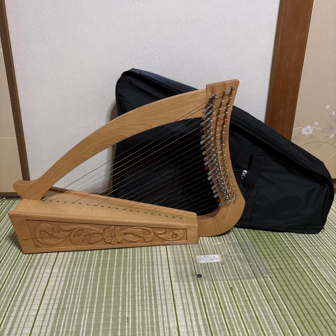OTOTSUBU 20弦 ハープ ケース付 楽器　竪琴　オトツブ　おとつぶ