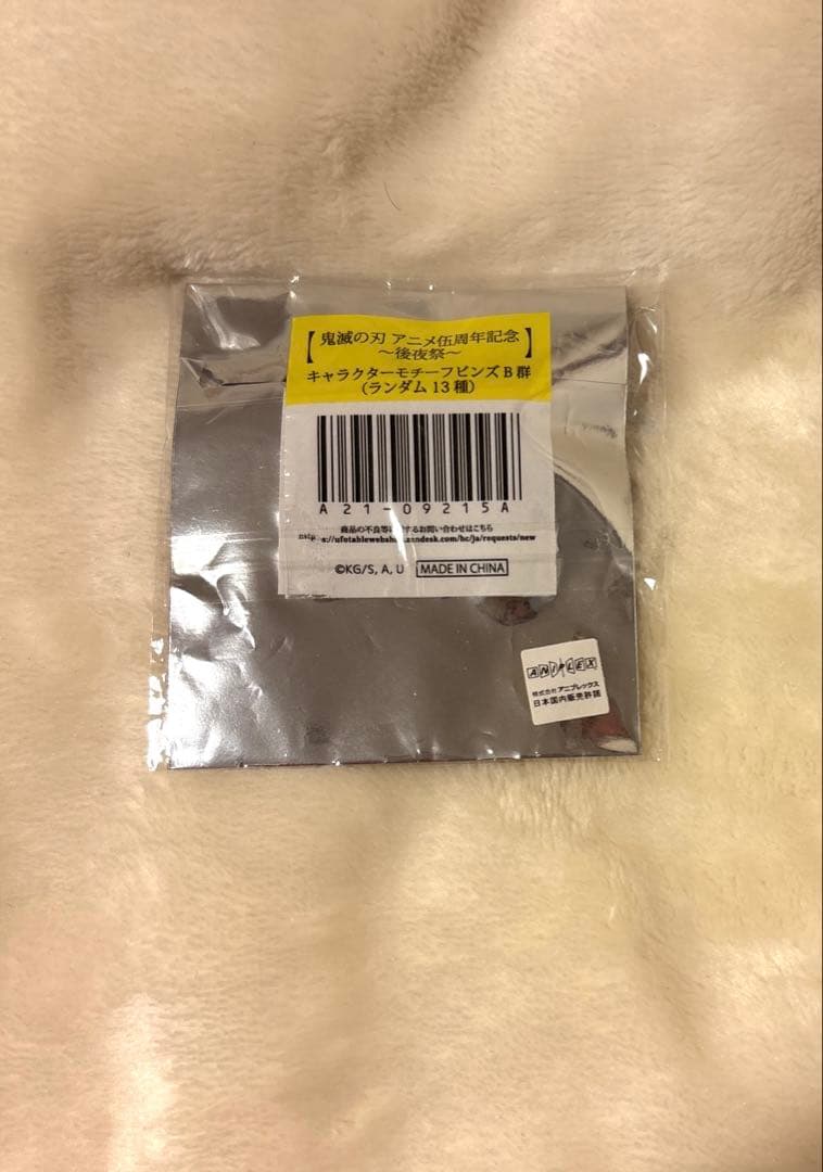 鬼滅の刃 伍周年記念 後夜祭 モチーフピンズ 不死川実弥