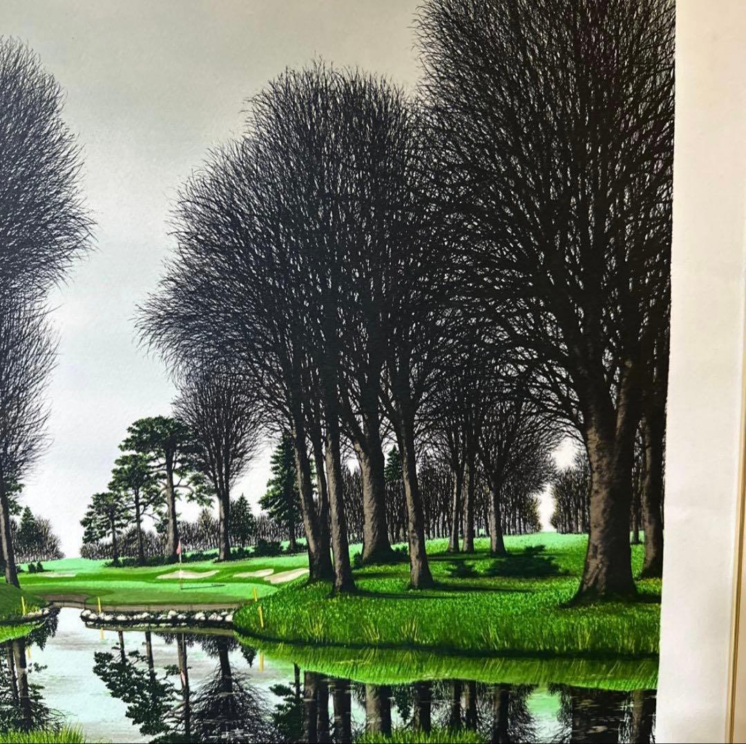 デペルト　真作保証　リトグラフ 美術品　ゴルフ場　　絵画