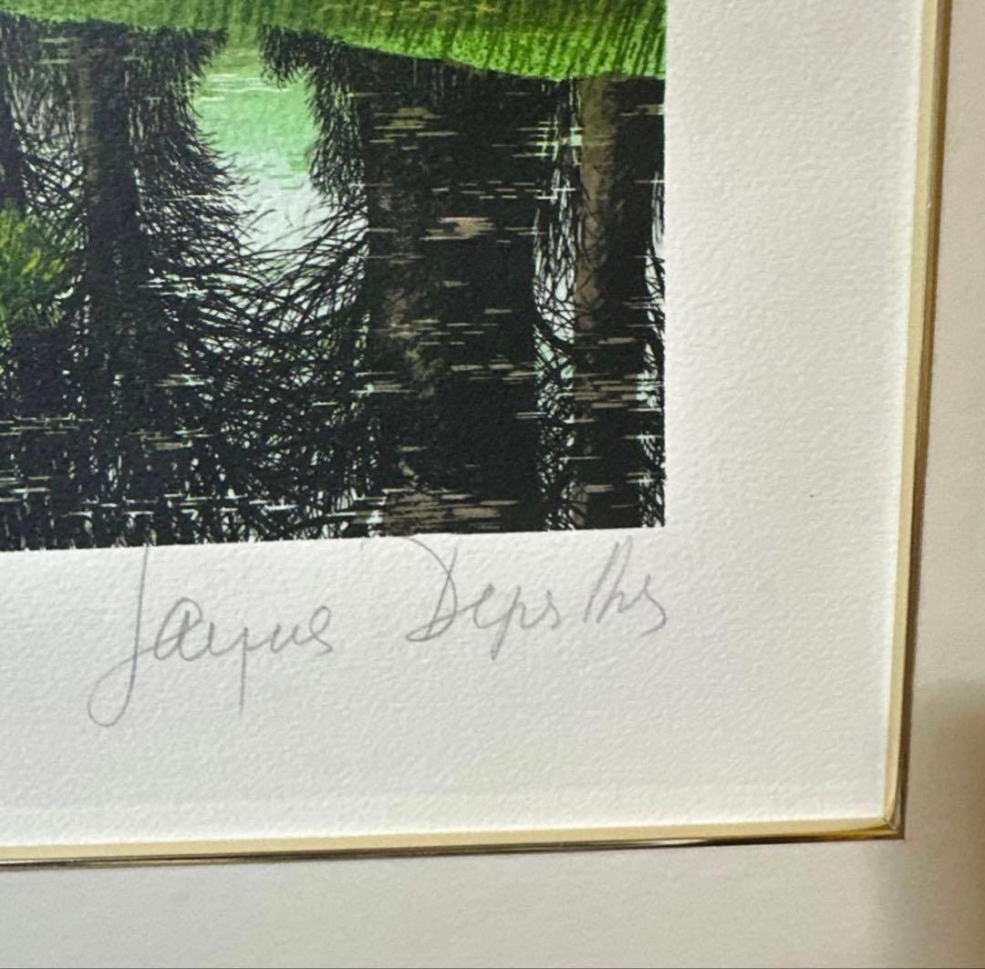 デペルト　真作保証　リトグラフ 美術品　ゴルフ場　　絵画