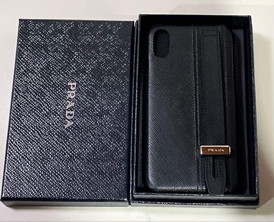 【新品】プラダ★サフィアーノiPhoneケース★PRADA SAFFIANO★黒