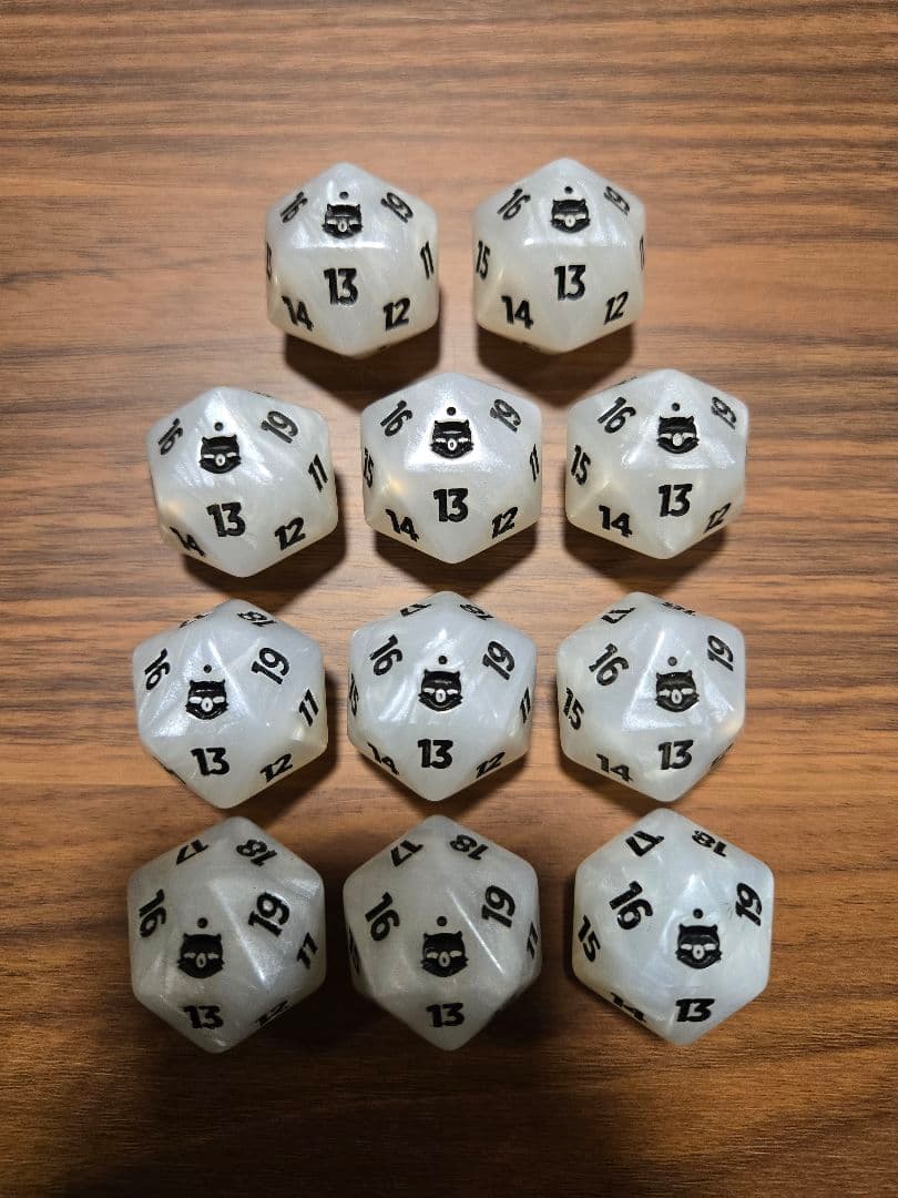 11個セット【バンドル限定】モーグリダイス　サイコロ　20面ライフカウンター