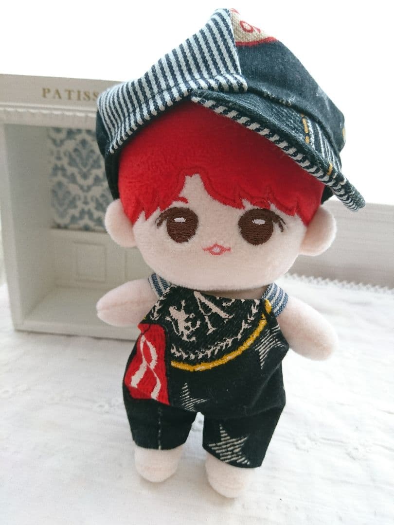 Kpop ぬいぐるみ 服 キャスケット＆サロペット