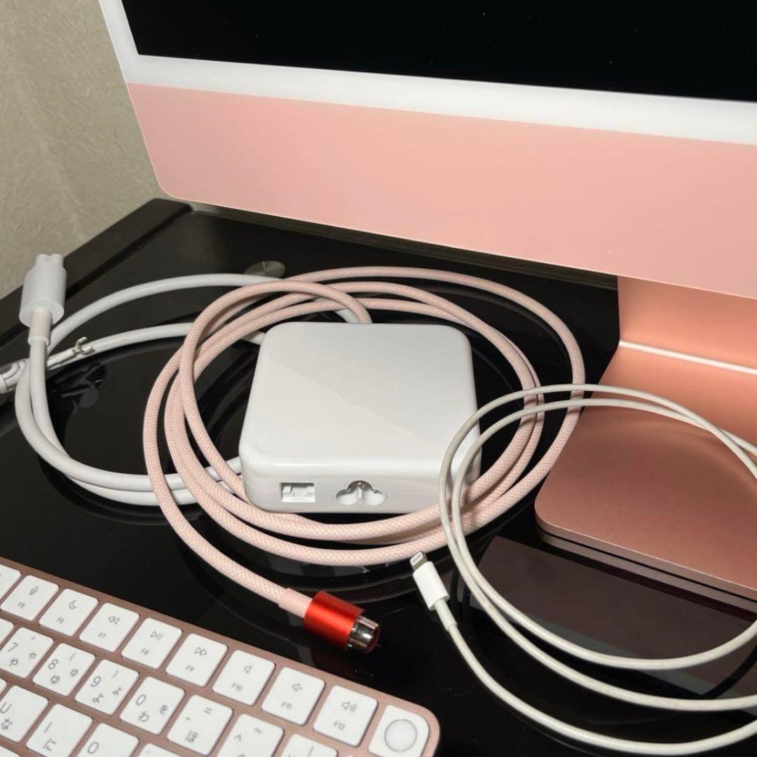 【美品】　iMac 24インチ　M1 256GB 8GB ピンク（元箱あり）