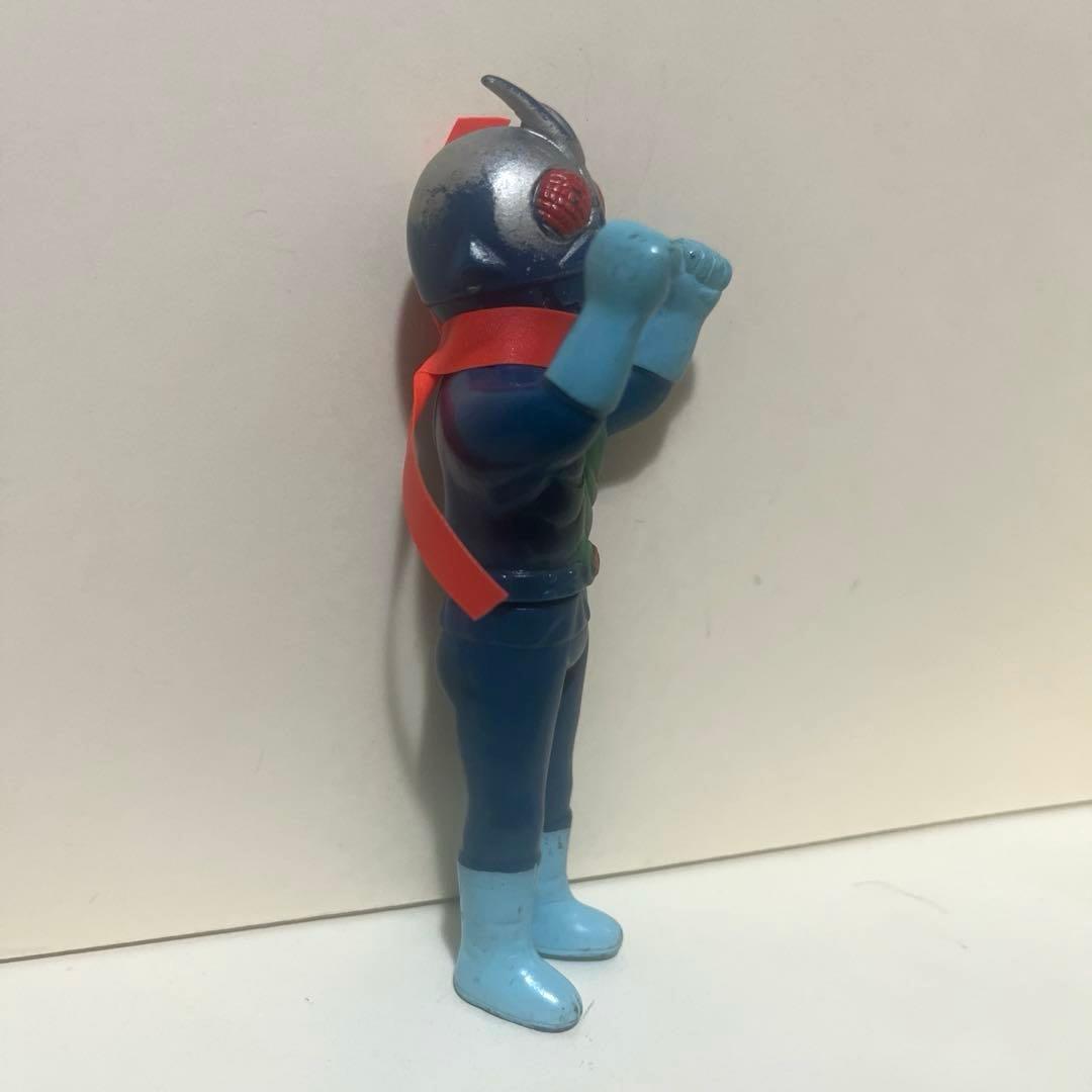 ポピー製 仮面ライダー2号 ソフビ フィギュア 旧バンダイ 当時物
