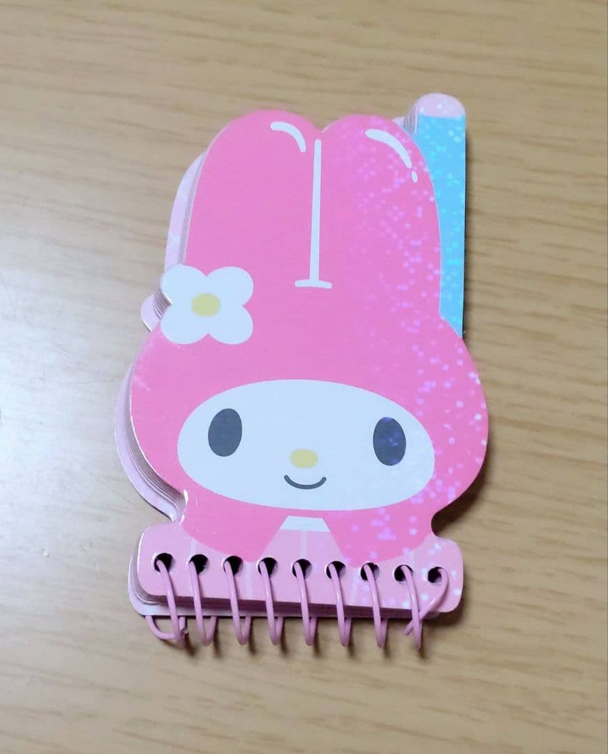 平成レトロ　マイメロ 携帯型 メモ帳　クロミ (おねがいマイメロディ )