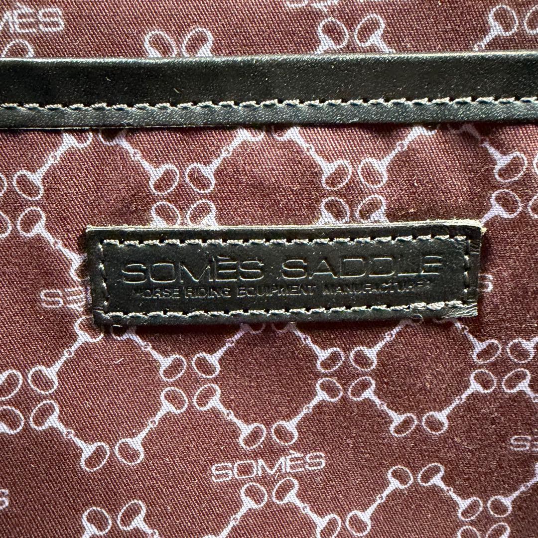 【美品】ソメスサドル　ビジネスバッグ　2way イノベーション　レザー　黒色