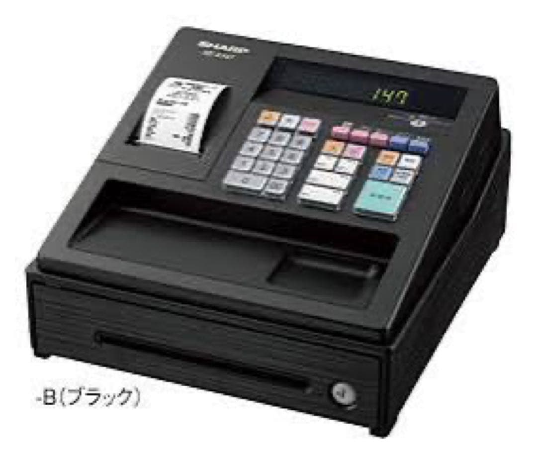 SHARP XE-A147 ブラック レジスター
