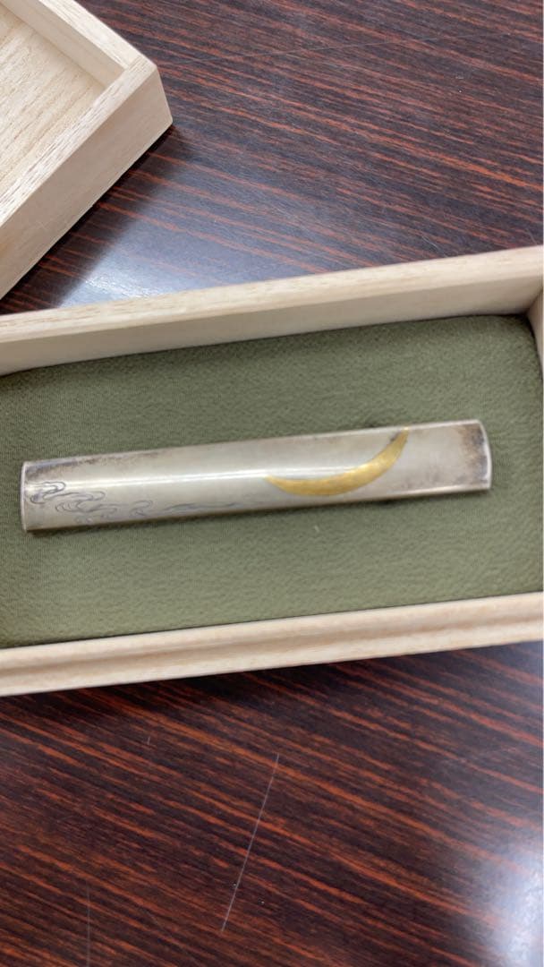 後藤系小柄袋(シルバーとゴールドの小柄袋)