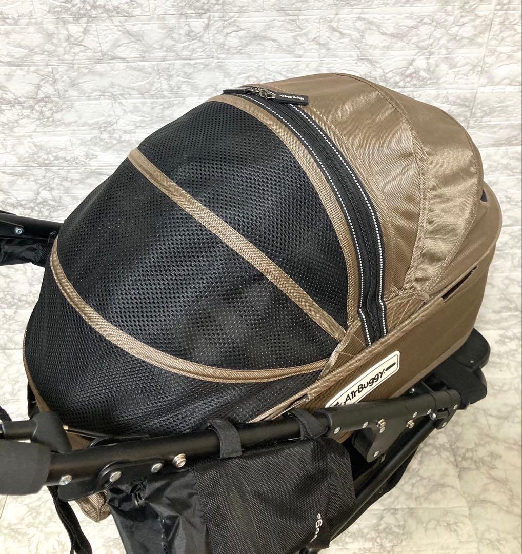 【美品】Airbuggy for Dog DOME2 Mレインカバー マット付き