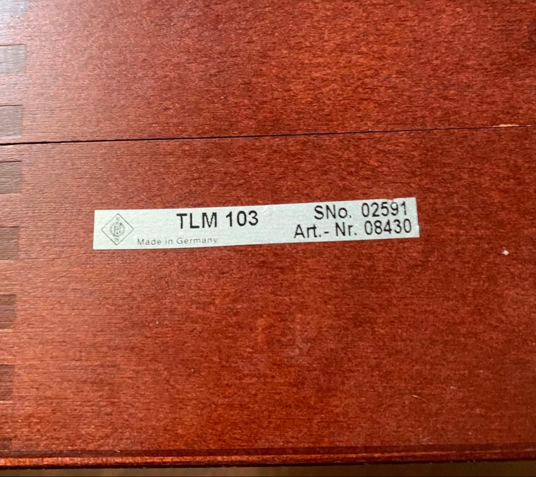 正規品　Neumann TLM 103 コンデンサーマイク （ホルダー無し）