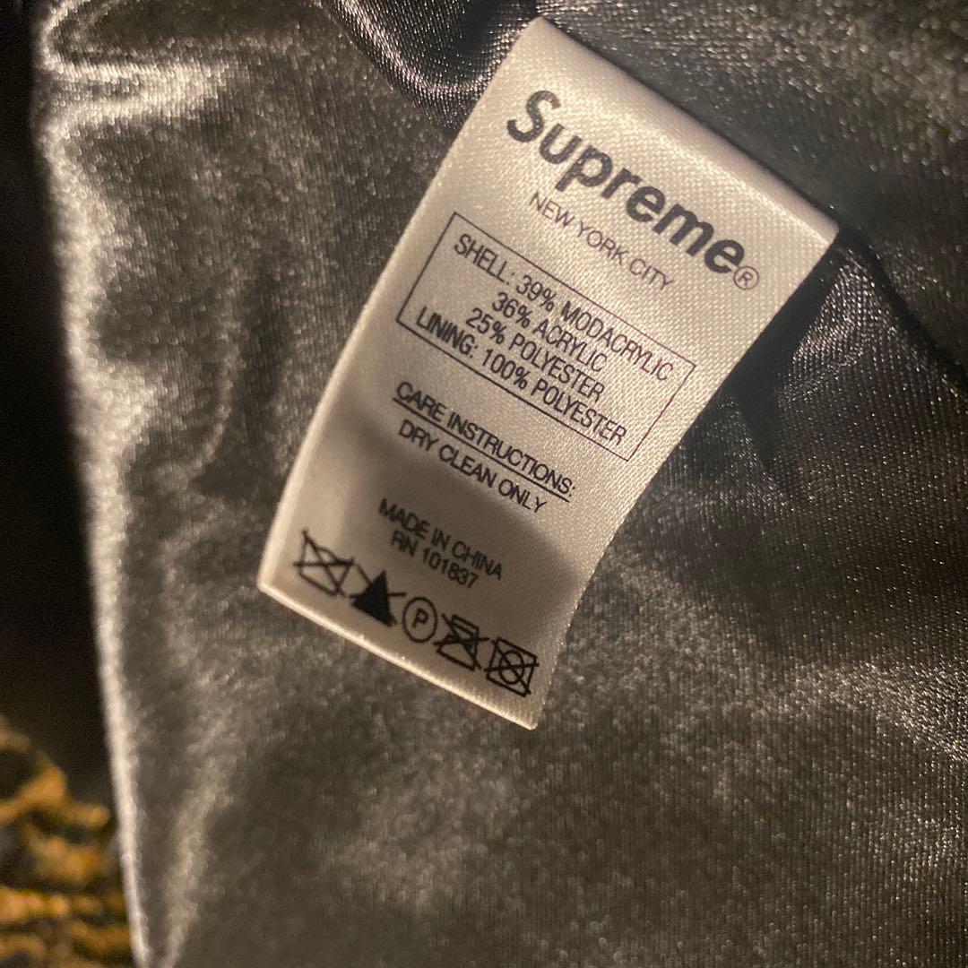 ジャケット・アウター 16AW Supreme Leopard Faux Fur Jacket