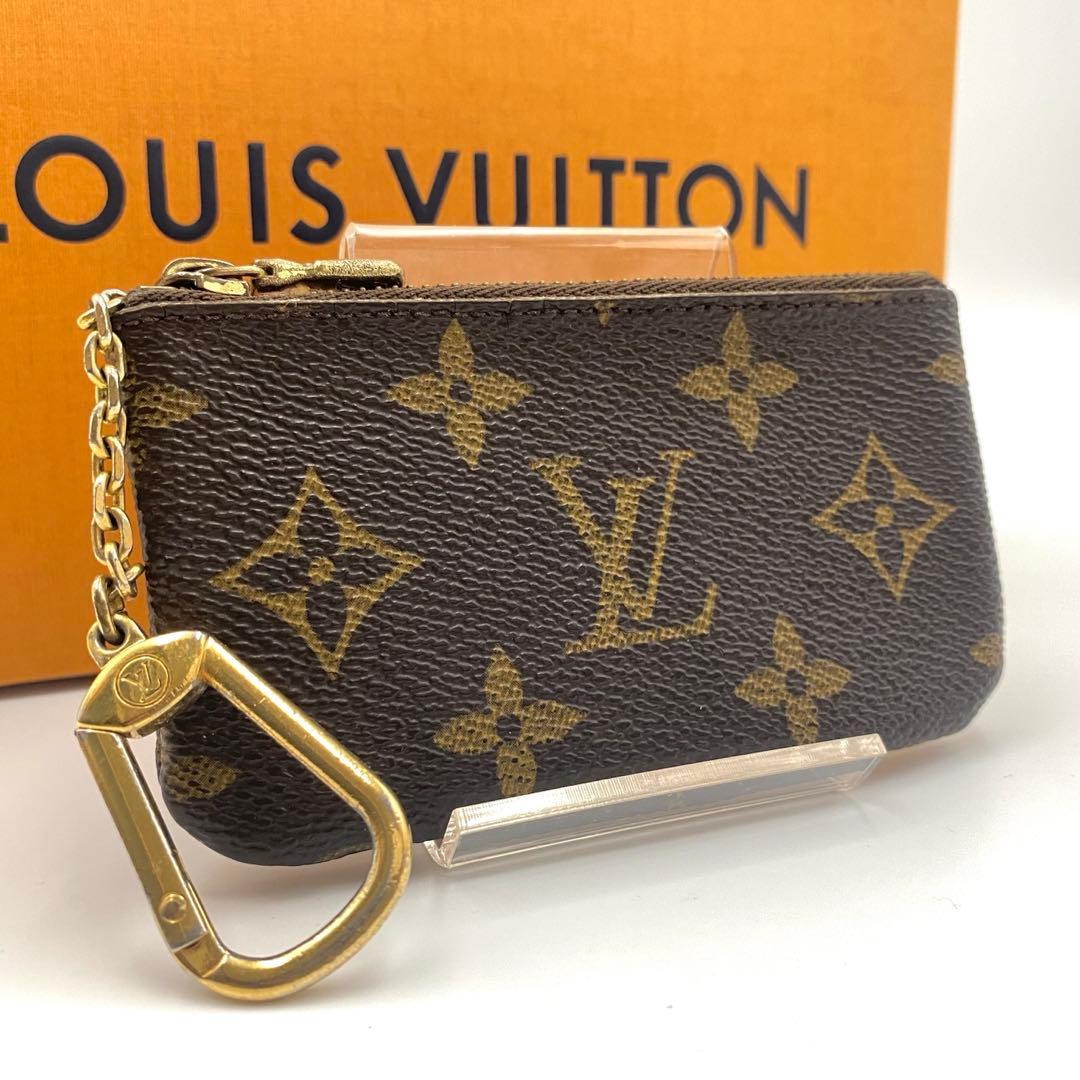 ルイヴィトン モノグラム ポシェットクレ ケース 小銭入れ チェーン