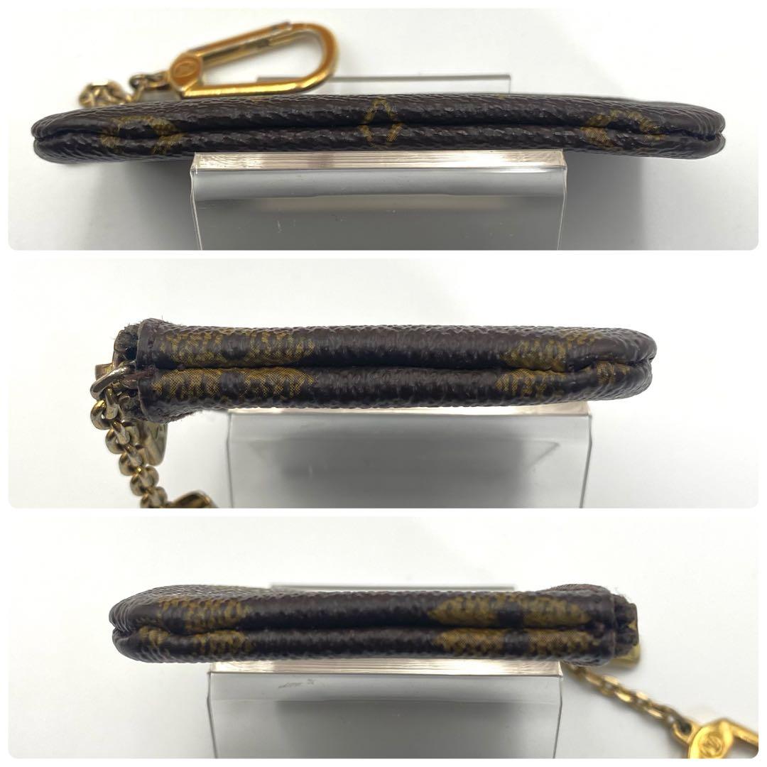 ルイヴィトン モノグラム ポシェットクレ ケース 小銭入れ チェーン