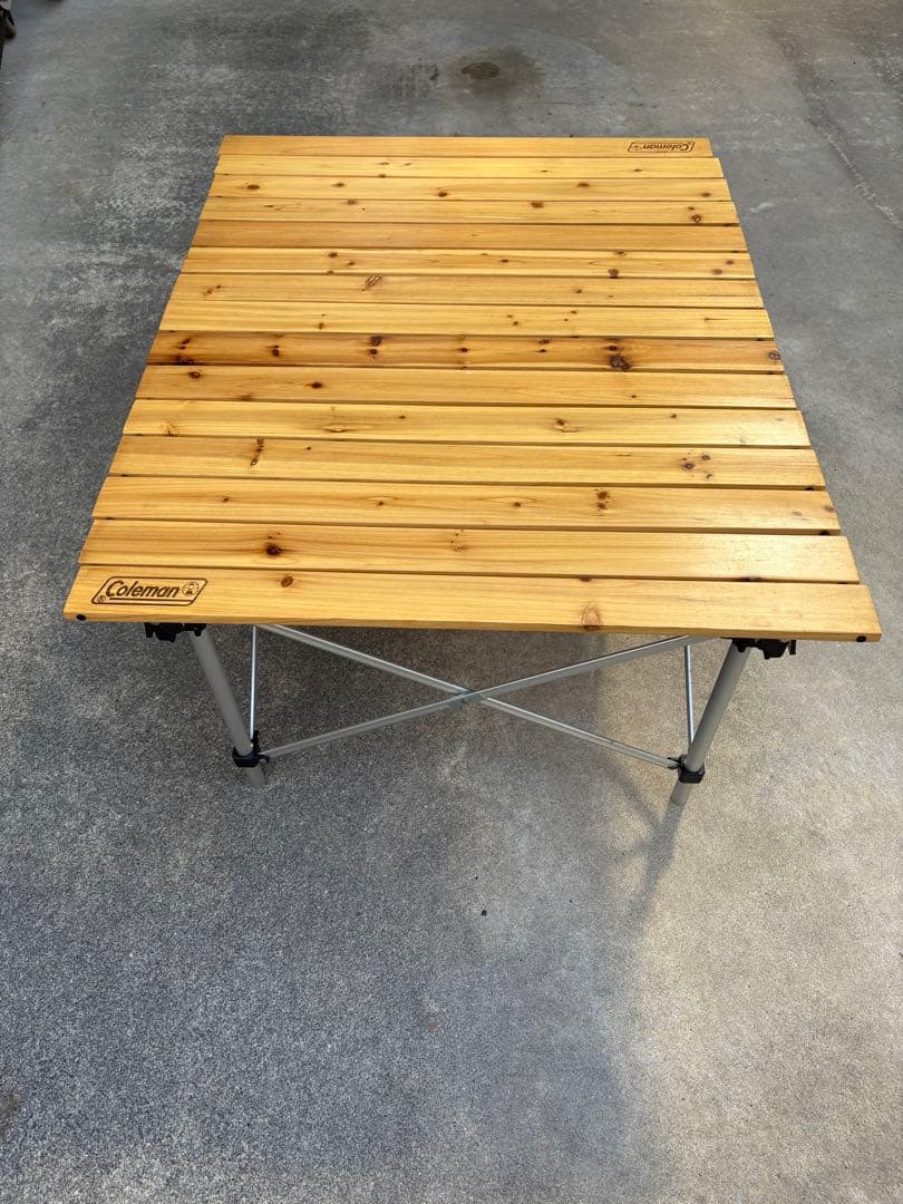 コールマン　ナチュラウウッドロールテーブル90