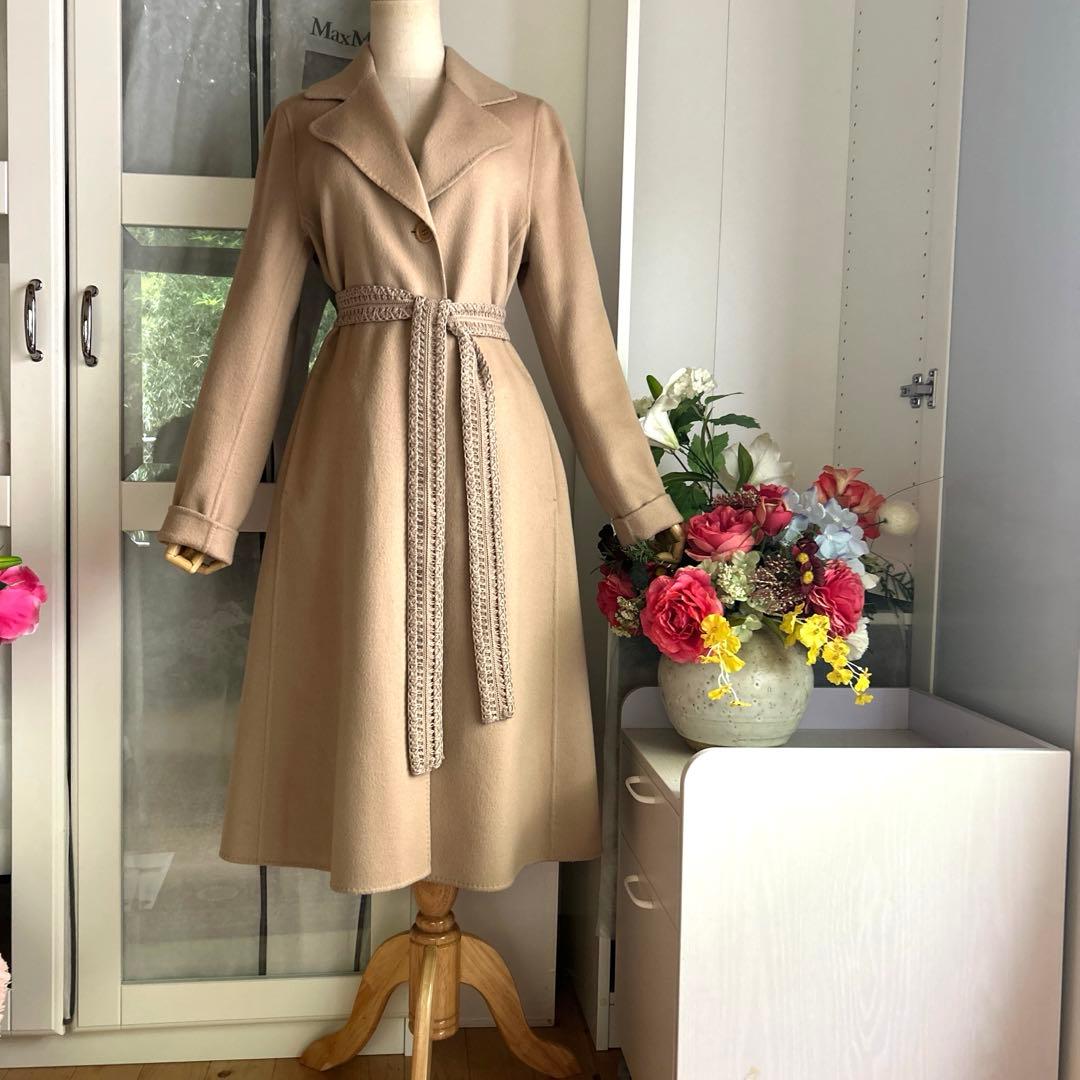 美品　ANTEPRIMA 上質ウール85% カシミヤ15% ロングコート