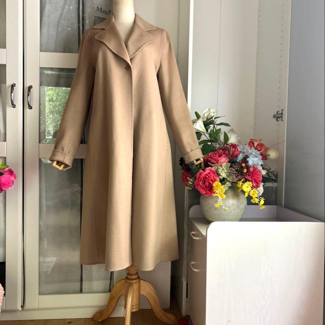 美品　ANTEPRIMA 上質ウール85% カシミヤ15% ロングコート